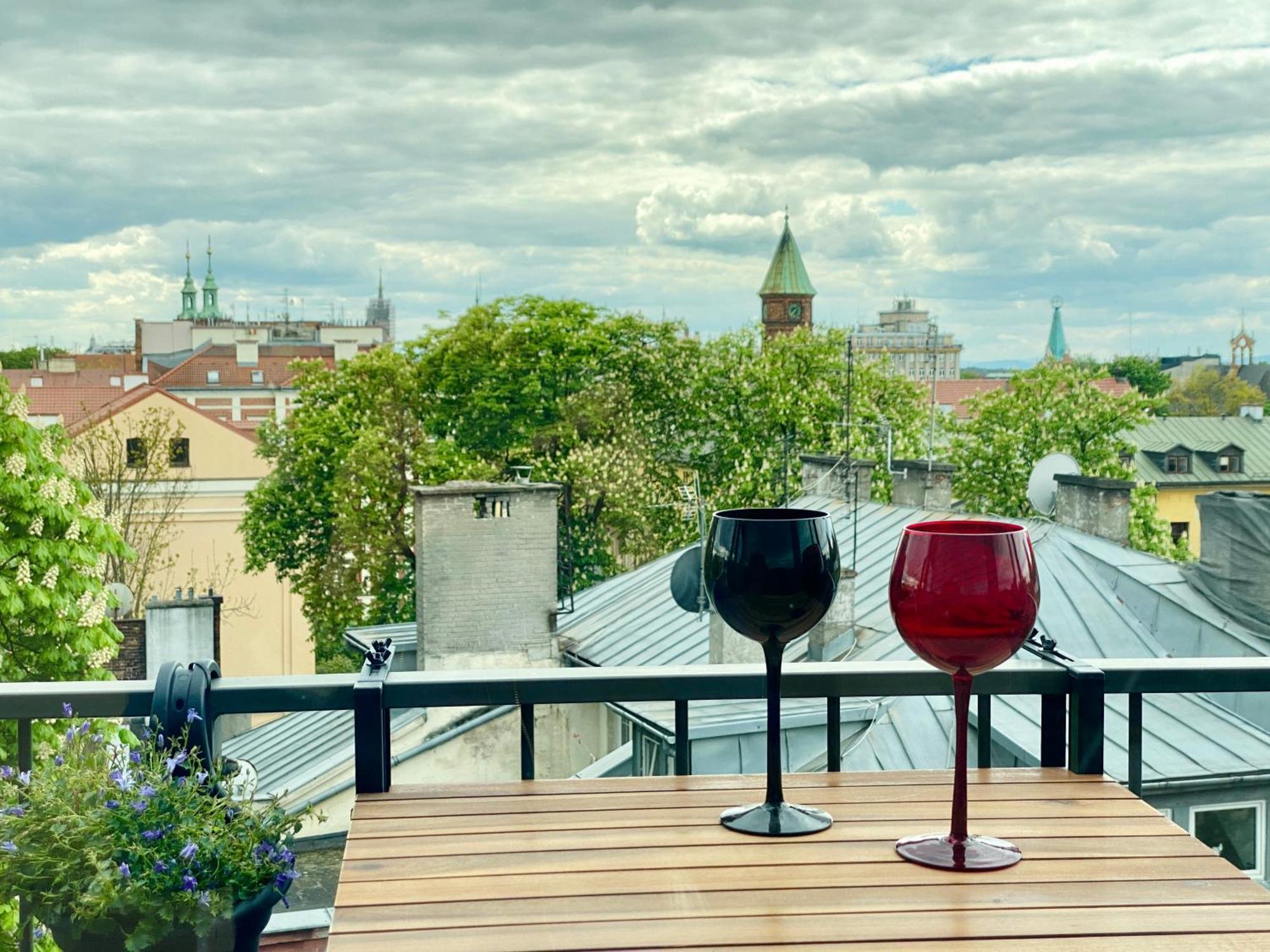 Angel Mint Apartment - Free Parking - Balcony Krakkó Szoba fotó